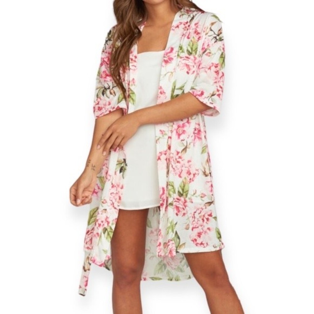 Show Me Your Mumu Floral Bri Robe Cardigan